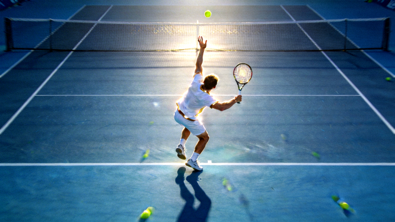 体育资讯配图 - 网球选手发球动作